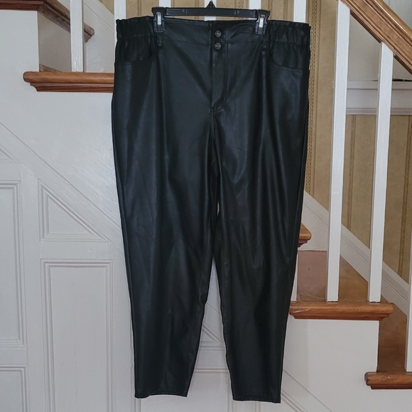 SCOOP High Rise Straight Black Pants Size 20 - Picture 3 of 9